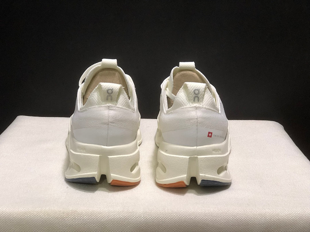On Cloudsurfer Max Ivory Steel Grey Running Shoes