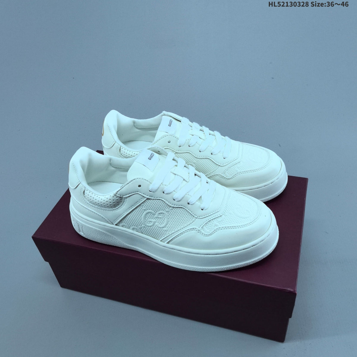 Gucci Low-Top Platform Sneakers, Style HL52130328