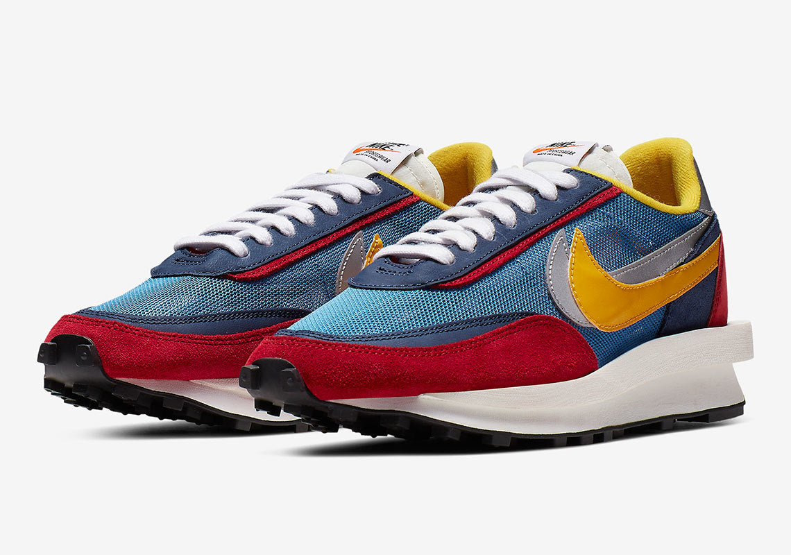 Nike x sacai LDV Waffle Sneakers Blue Red BV0073-400