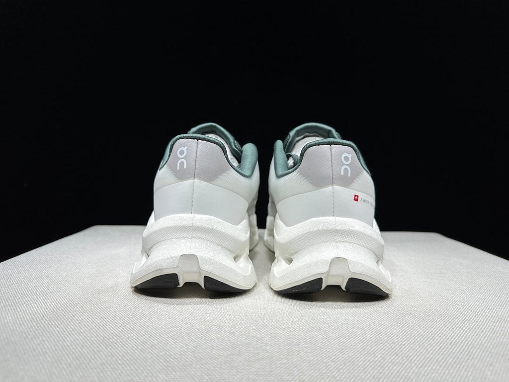 On Cloudtilt Remix Sneakers in White and Green