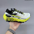 Kailas FUGA EX330 Trail Running Shoes, White and Neon Yellow