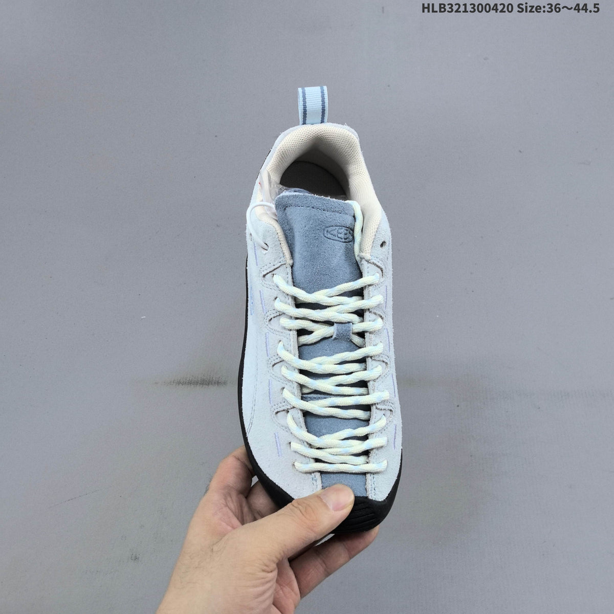 KEEN Jasper Low-Top Outdoor Sneakers, Light Blue and Black