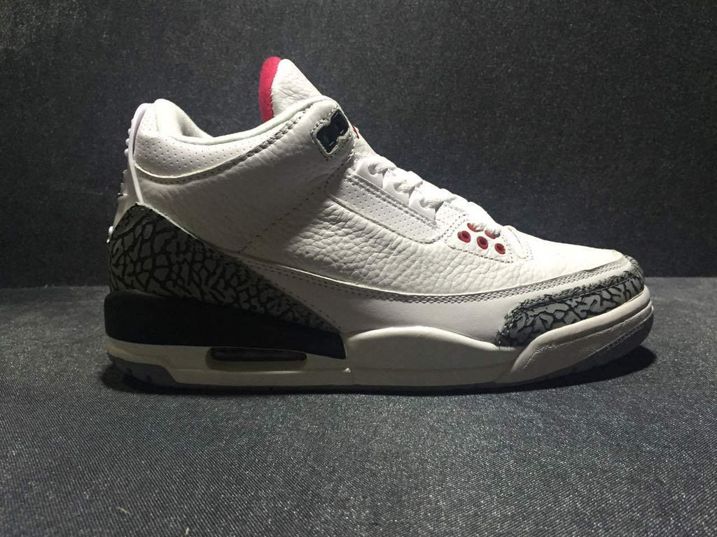 Jordan Air Jordan 3 White Cement High-Top Sneakers