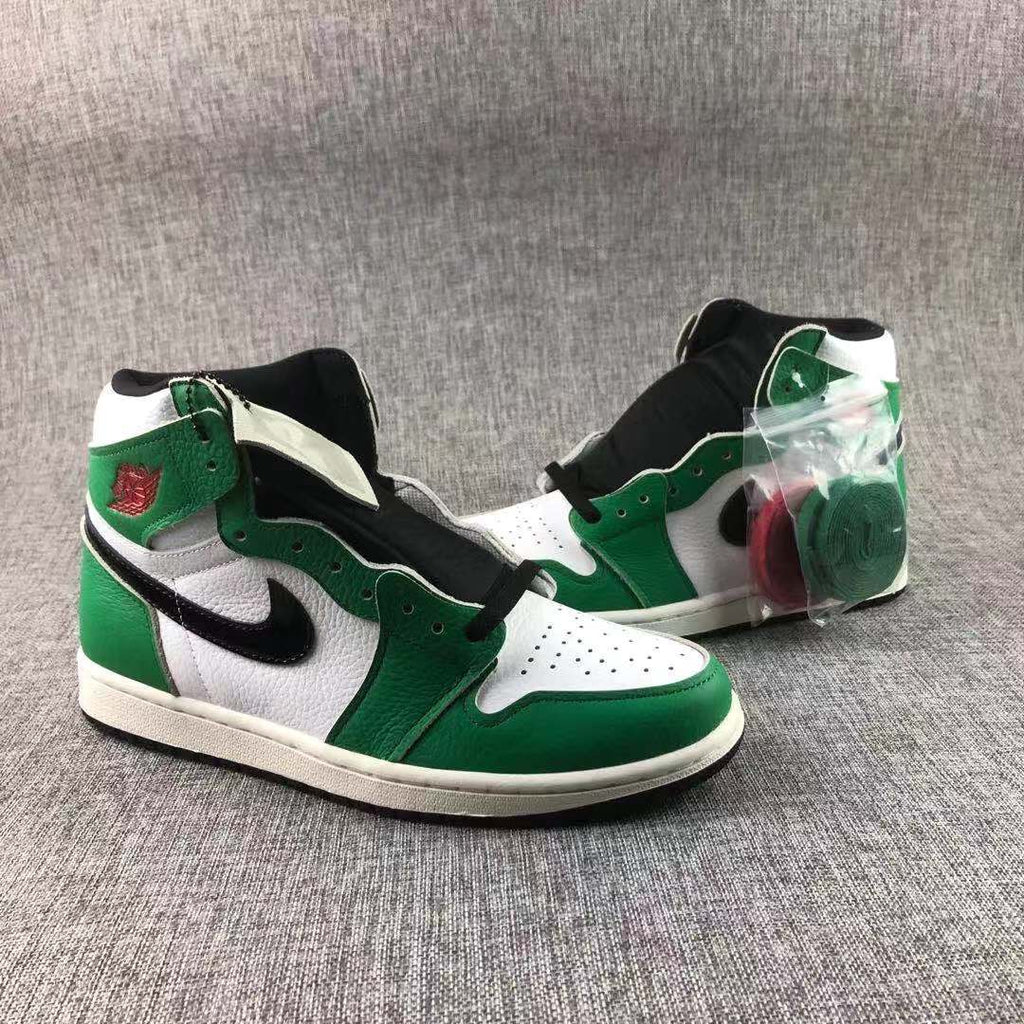 Jordan Air Jordan 1 Lucky Green High-Top Sneakers