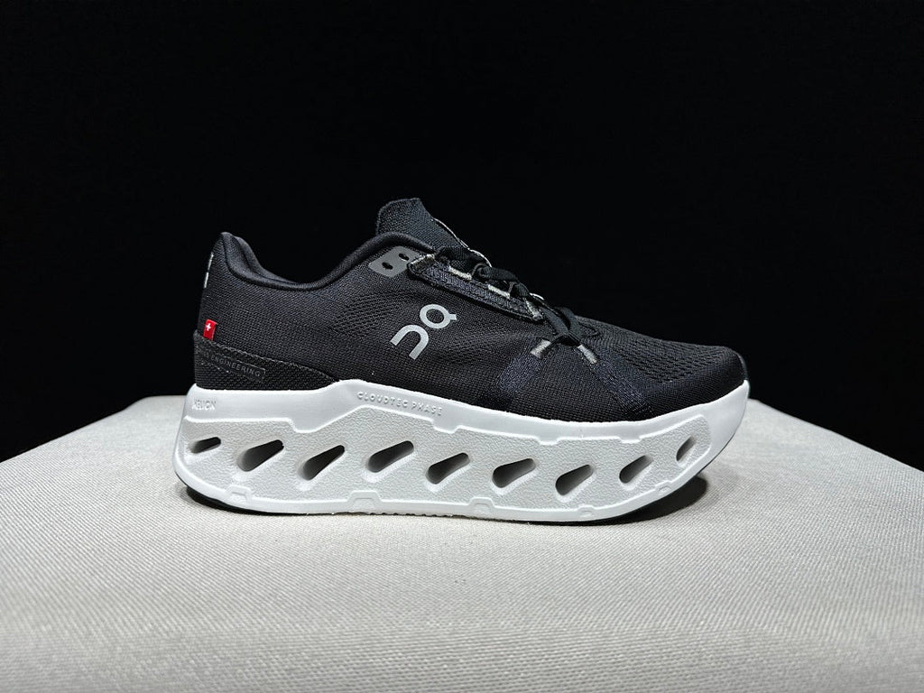 On CloudEclipse Black and White Running Shoes