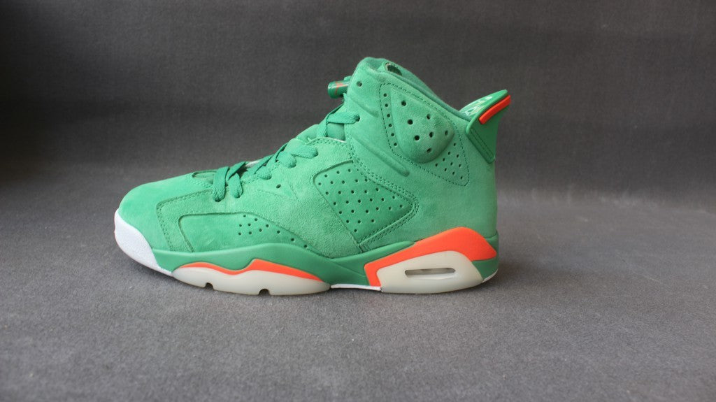 Air Jordan 6 Gatorade Green High-Top Sneakers 384664-145