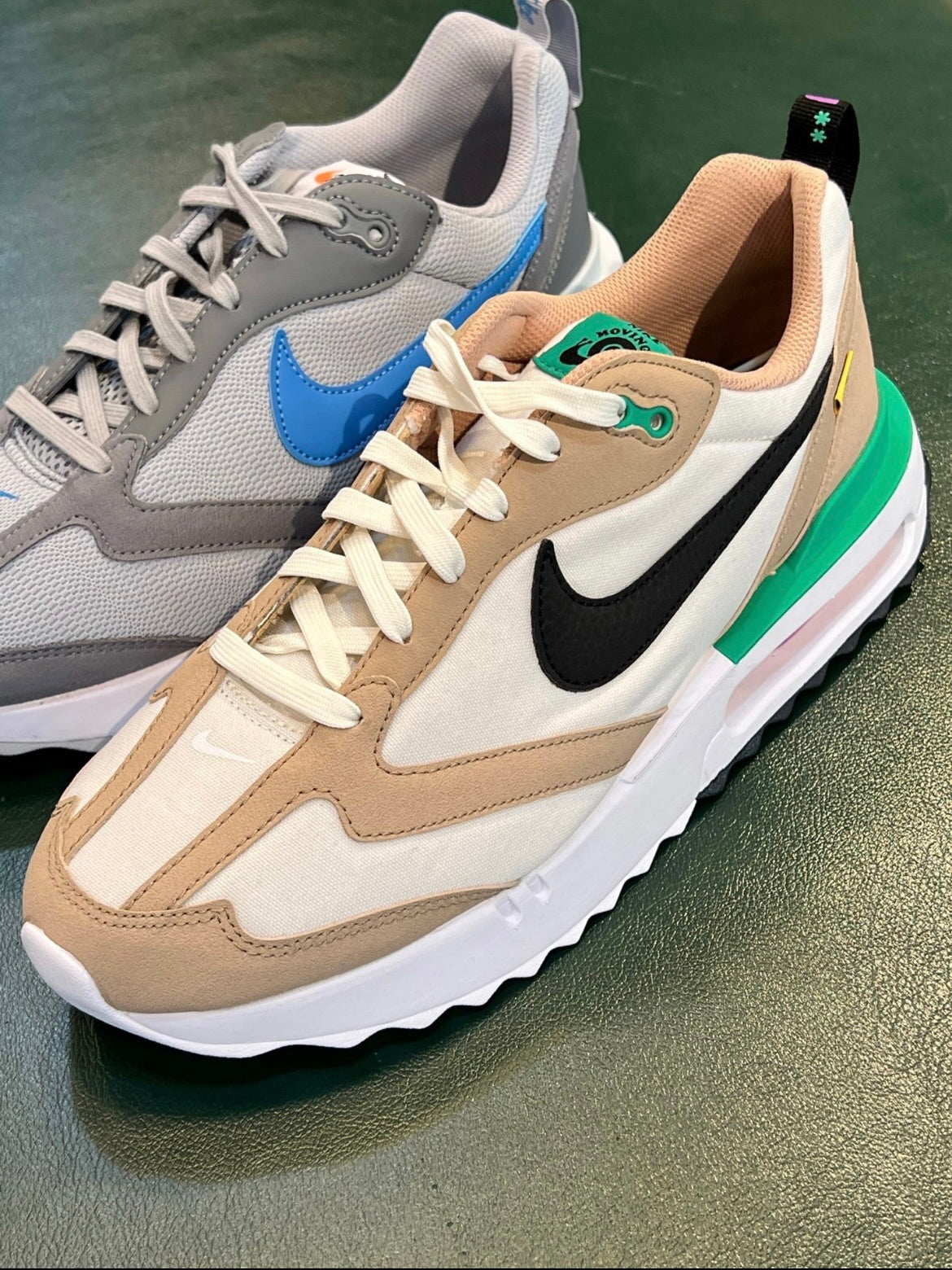 Nike Air Max Dawn DV2113-100 Sneakers, White and Tan