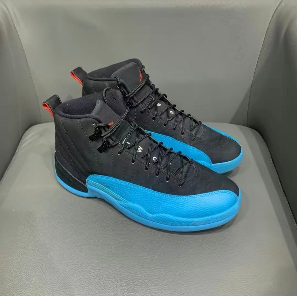 Air Jordan 12 Retro Gamma Blue High-Top Sneakers 130690-027