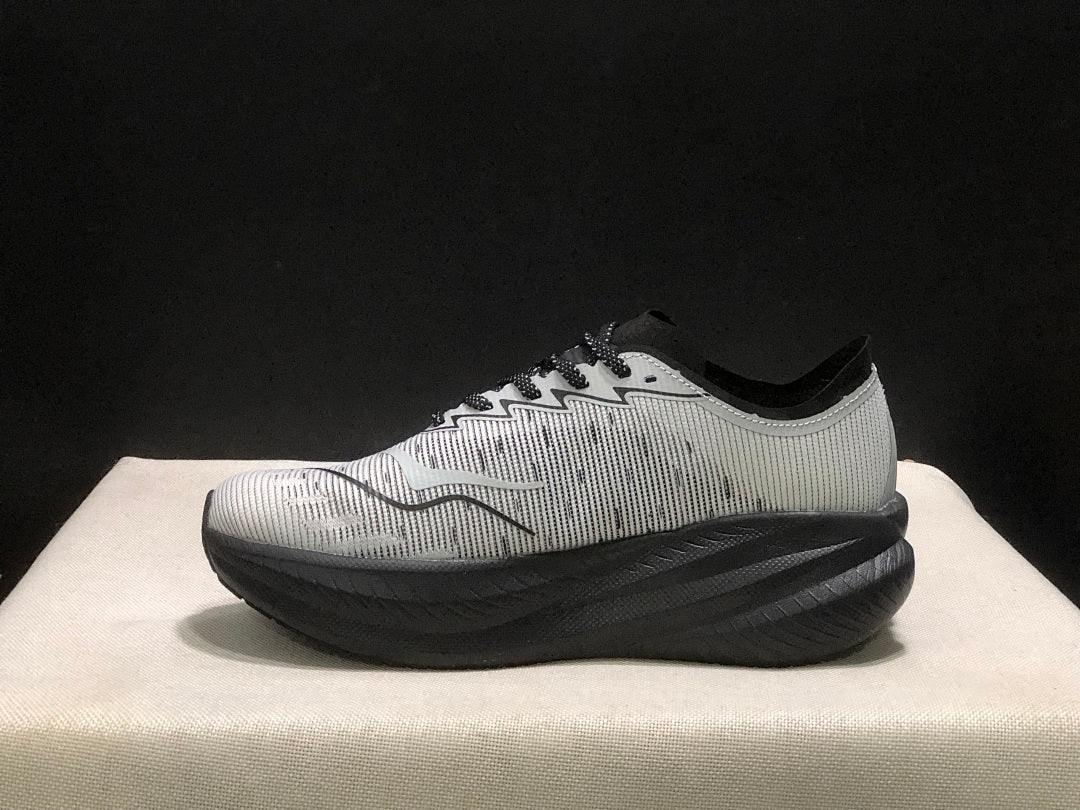 HOKA Mach X 2 Running Shoes in White and Black
