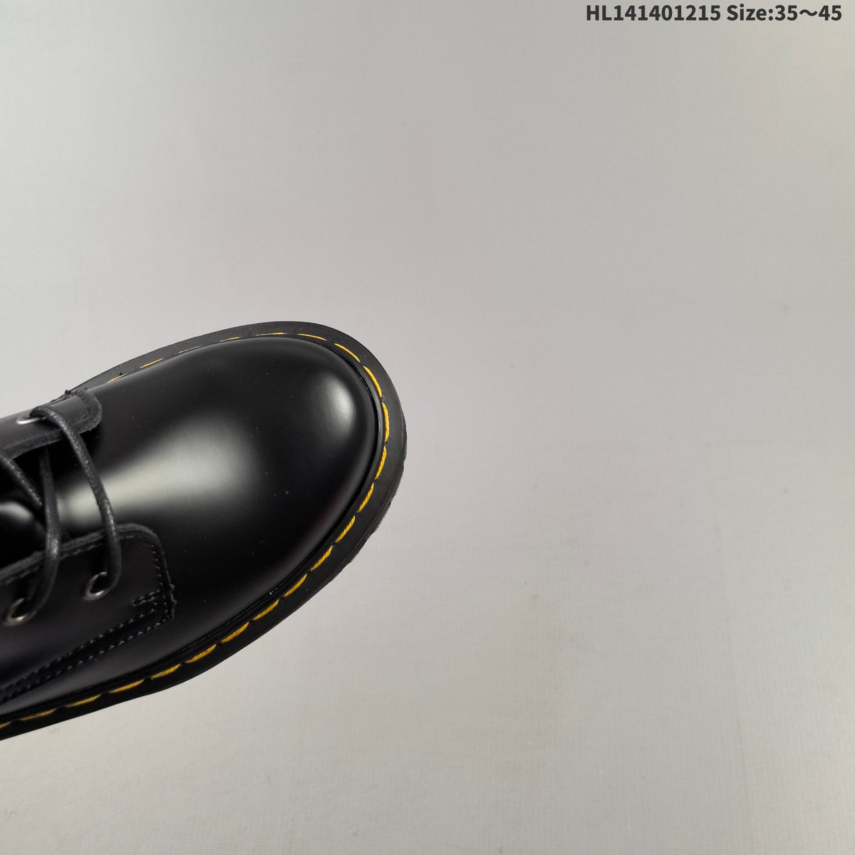 Dr. Martens 1057 Black Platform Lace-Up Boots