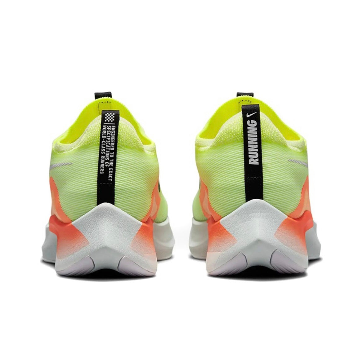 Nike Zoom Fly 4 Running Shoes, Volt and Orange CT2392-700