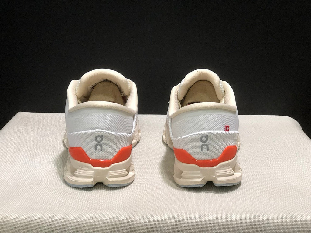 On Cloud X 4 Ivory Salmon Running Sneakers