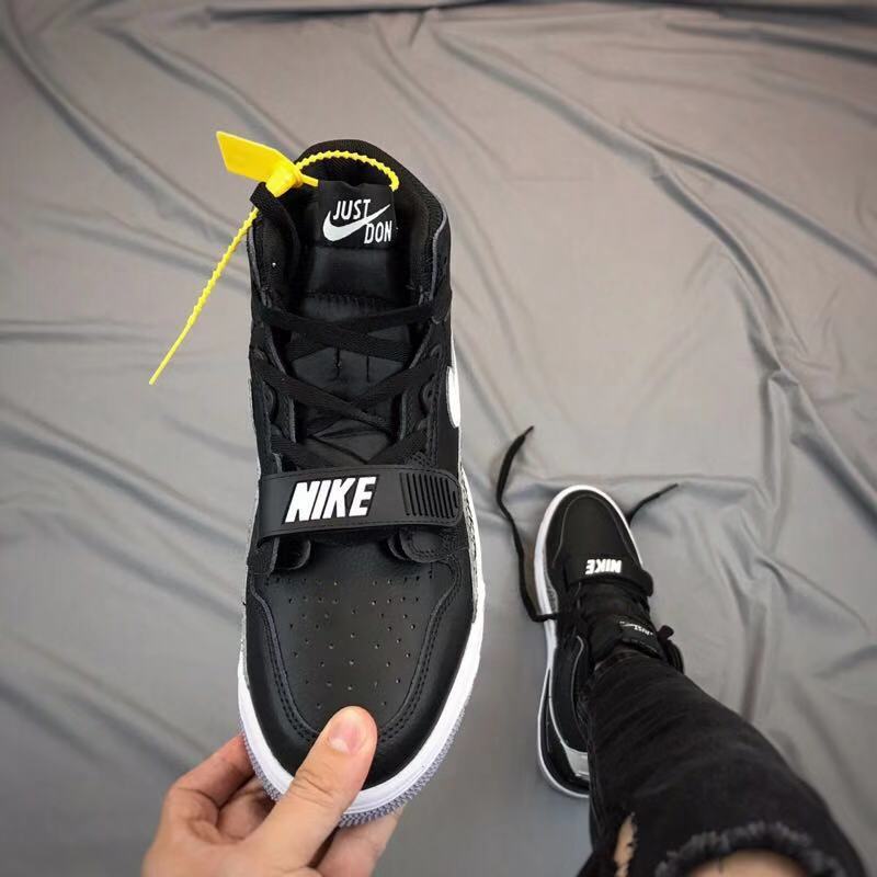 Air Jordan Legacy 312 High-Top Sneakers Black and White