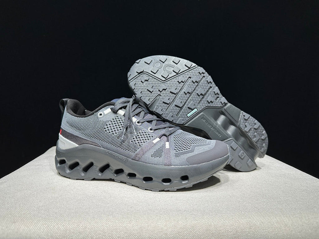 On Cloudsurfer Trail Sneakers, Dark Gray