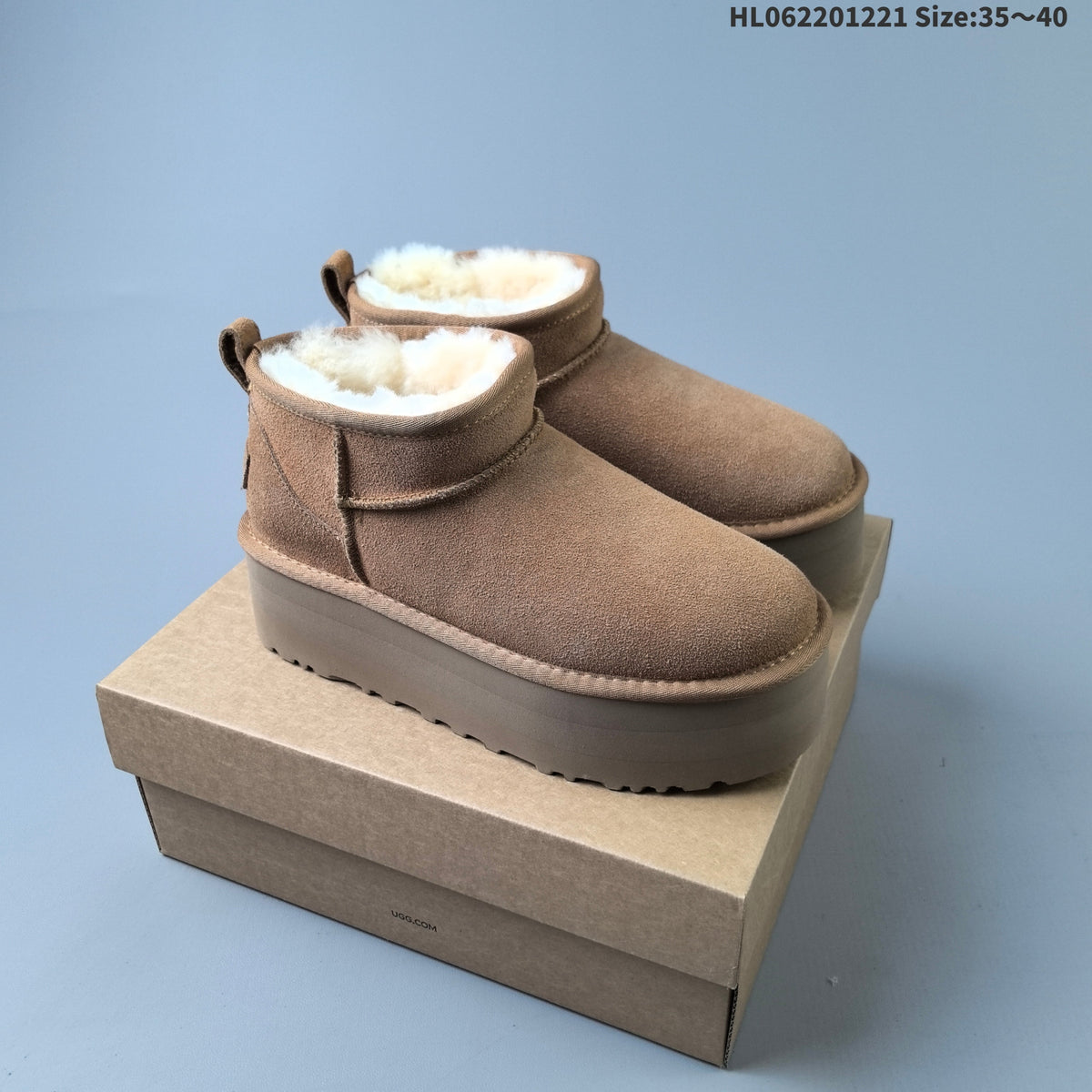 UGG Classic Mini Suede Platform Boots