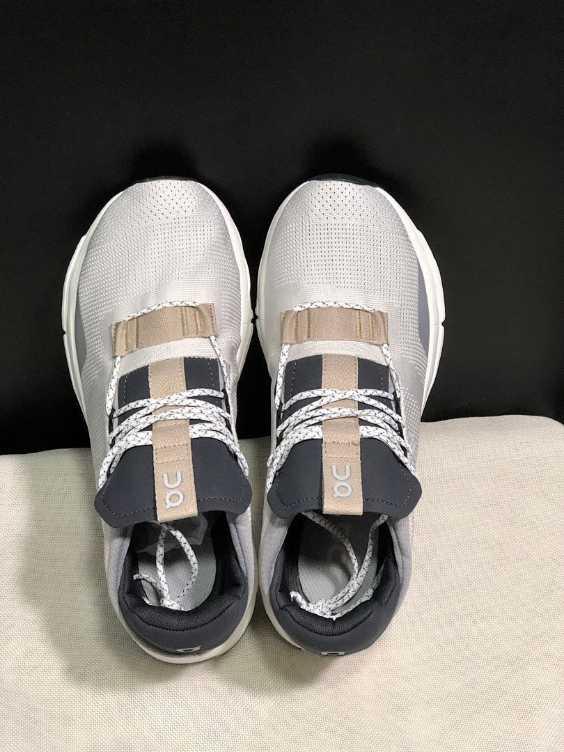 On Cloudnova 1 Sneakers in White and Sand
