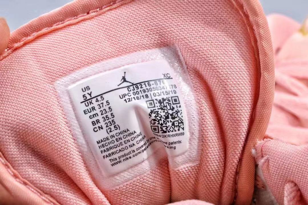 Jordan 1 Low Pink and Gold Women's Sneakers