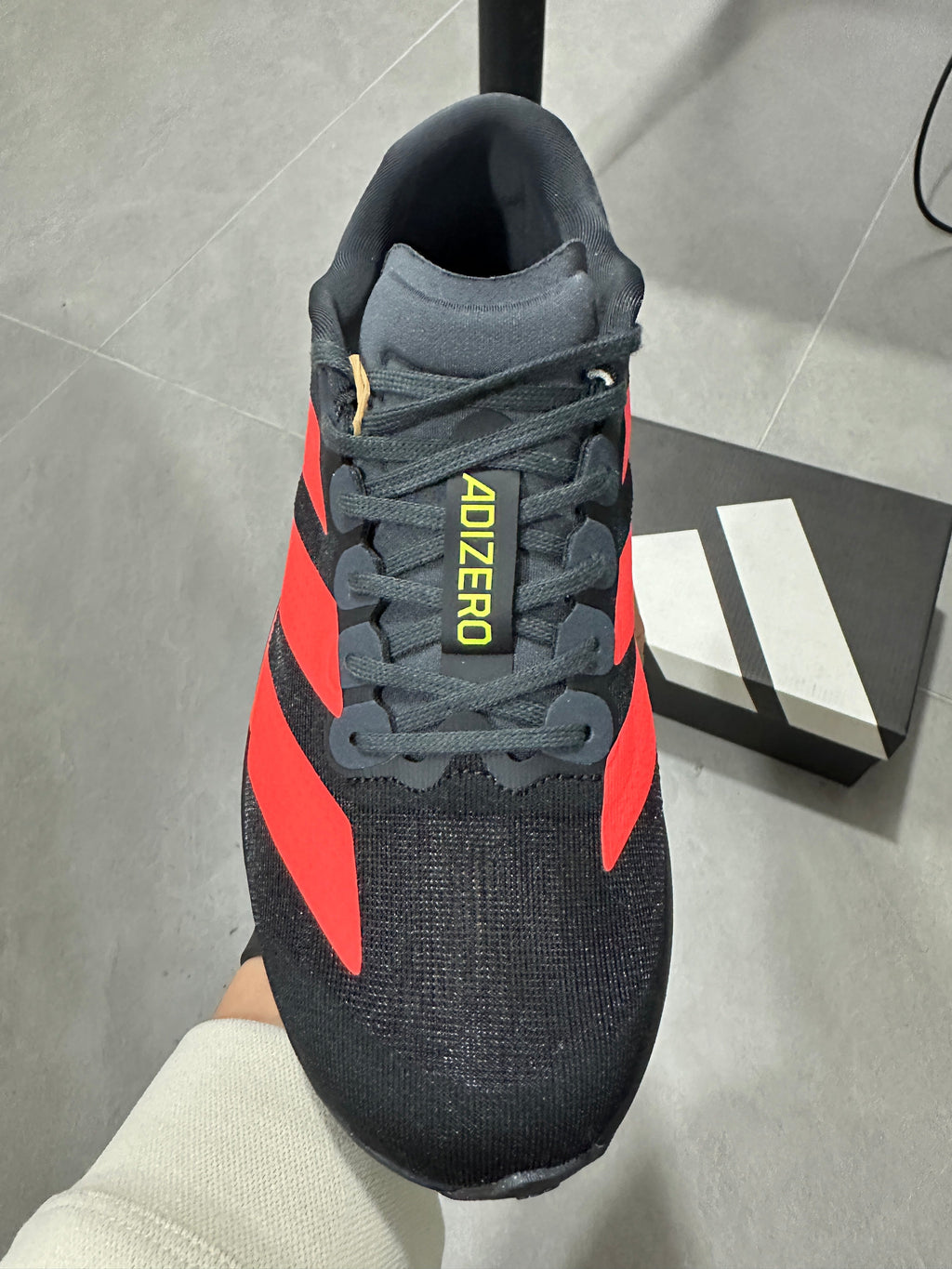 adidas Lightstrike Pro Running Shoes Black Orange JR3414