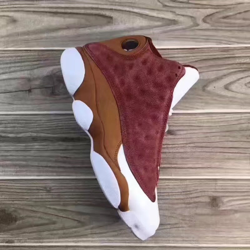 Jordan 13 Sneakers Burgundy Brown White