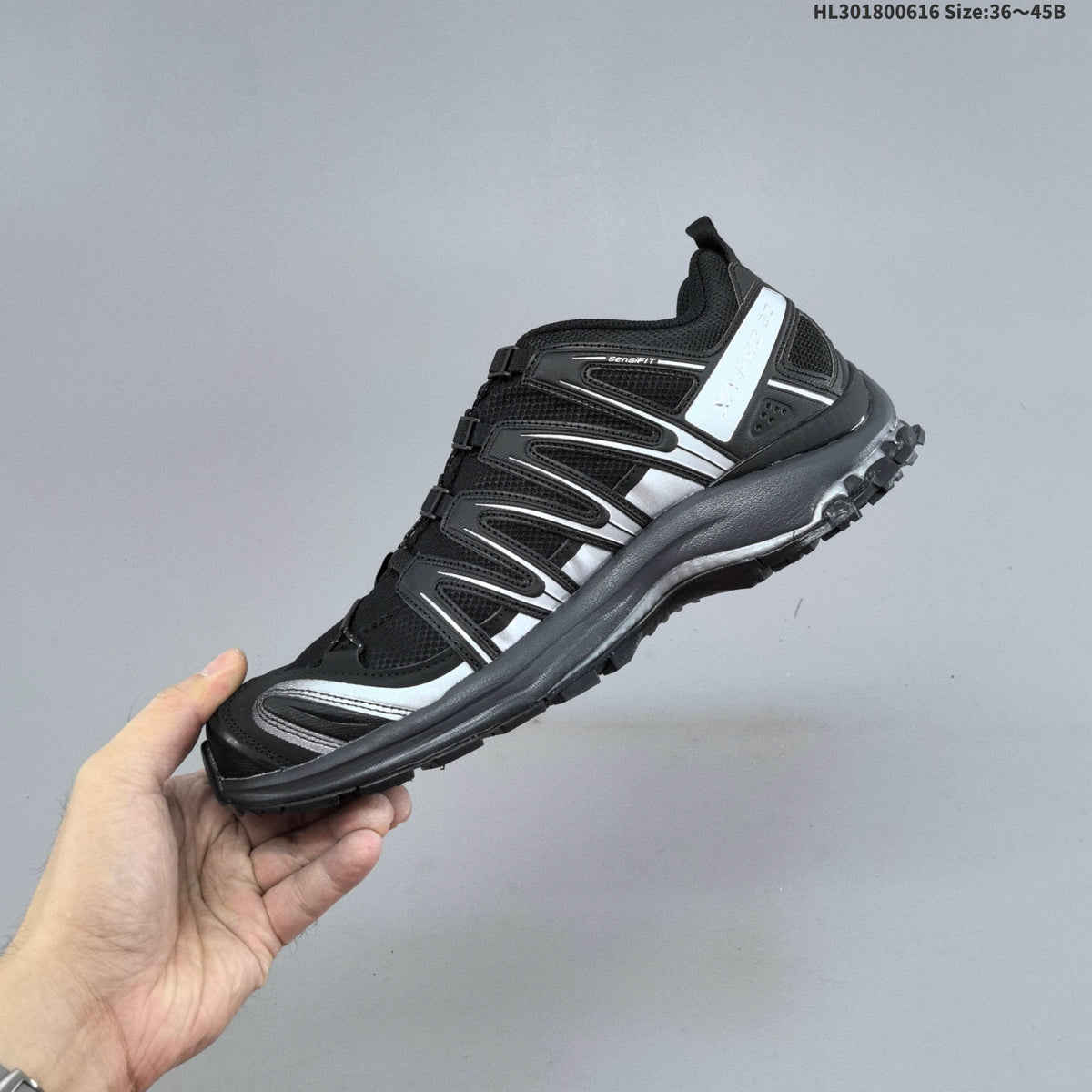 Salomon XA Pro 3D GTX Trail Running Shoes, Black/Silver