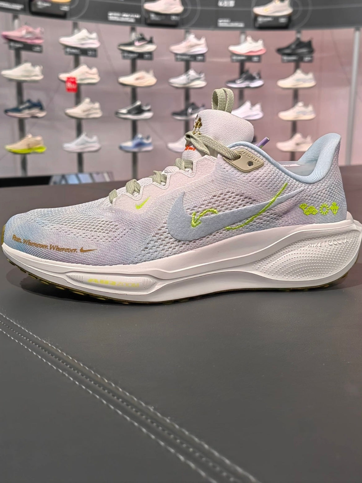 Nike Pegasus 41 Running Shoes White and Green HQ3465-143