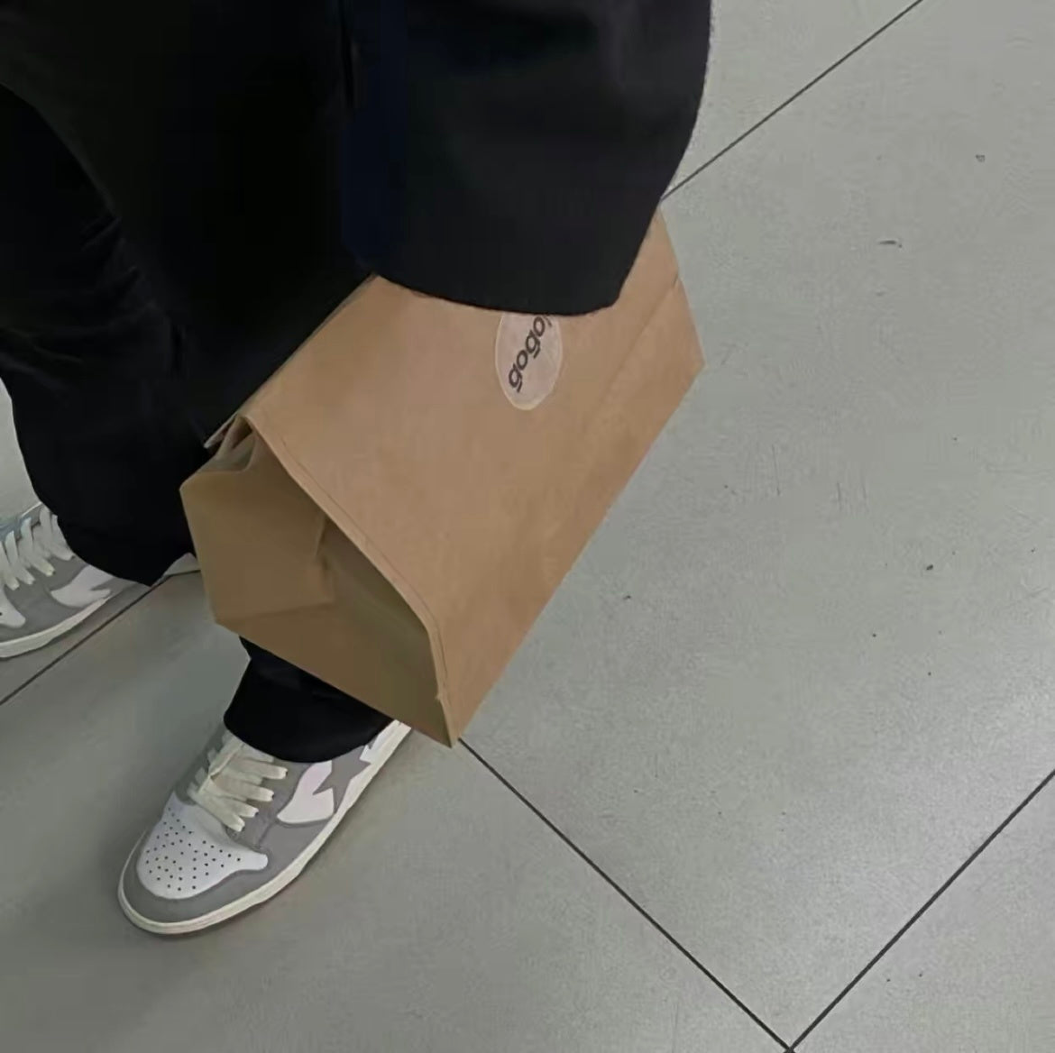 A BATHING APE BAPE Court Sta Low Sneakers White Grey