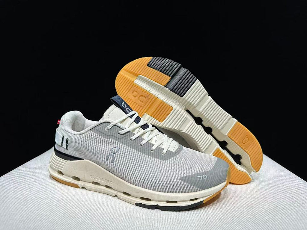 On Cloudnova Form 2 Sneakers in Gray and Gum