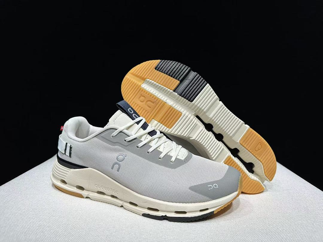 On Cloudnova Form 2 Sneakers in Gray and Gum