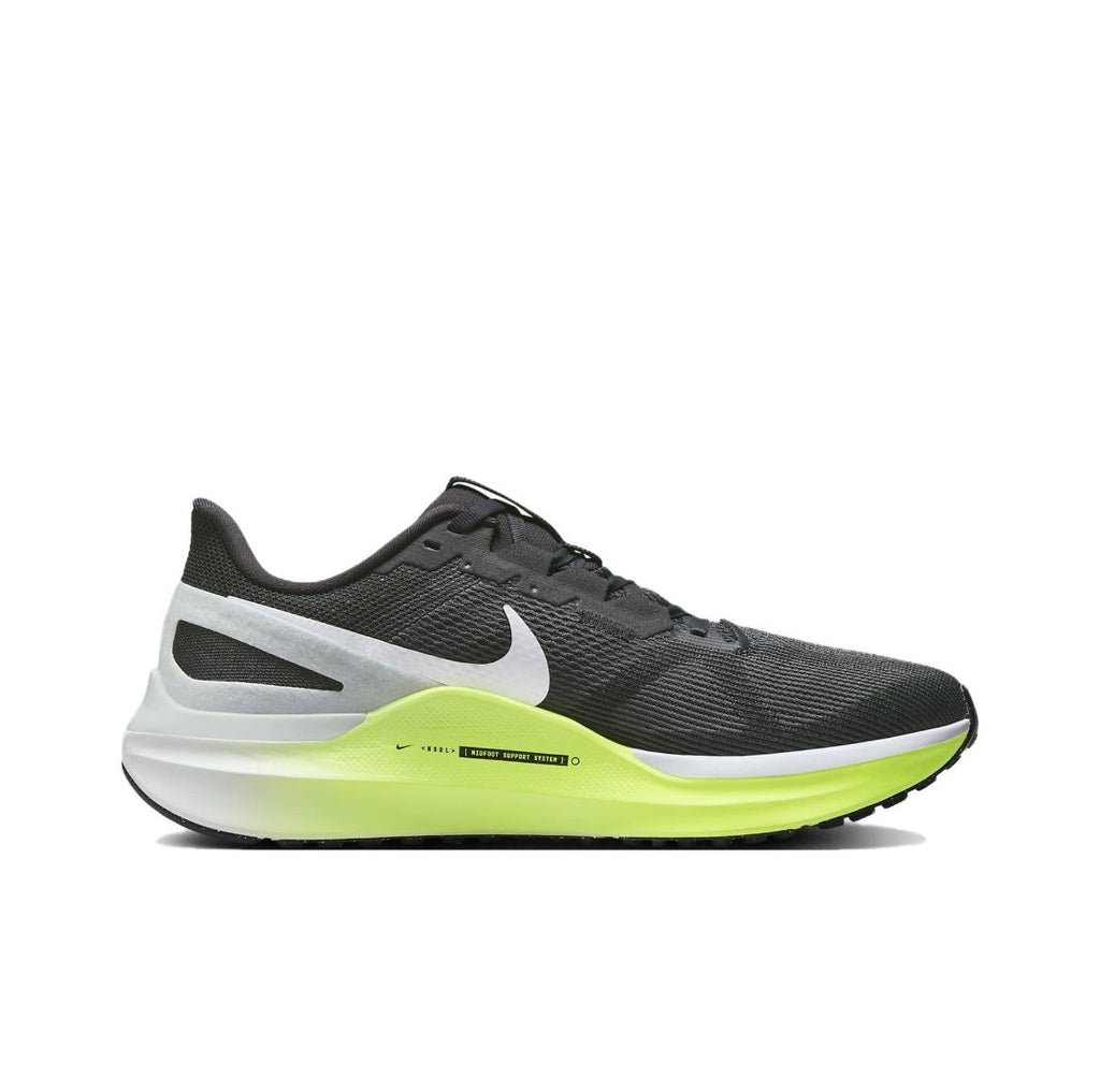 Nike Structure 25 Road Running Shoes Black Volt DJ7883-005