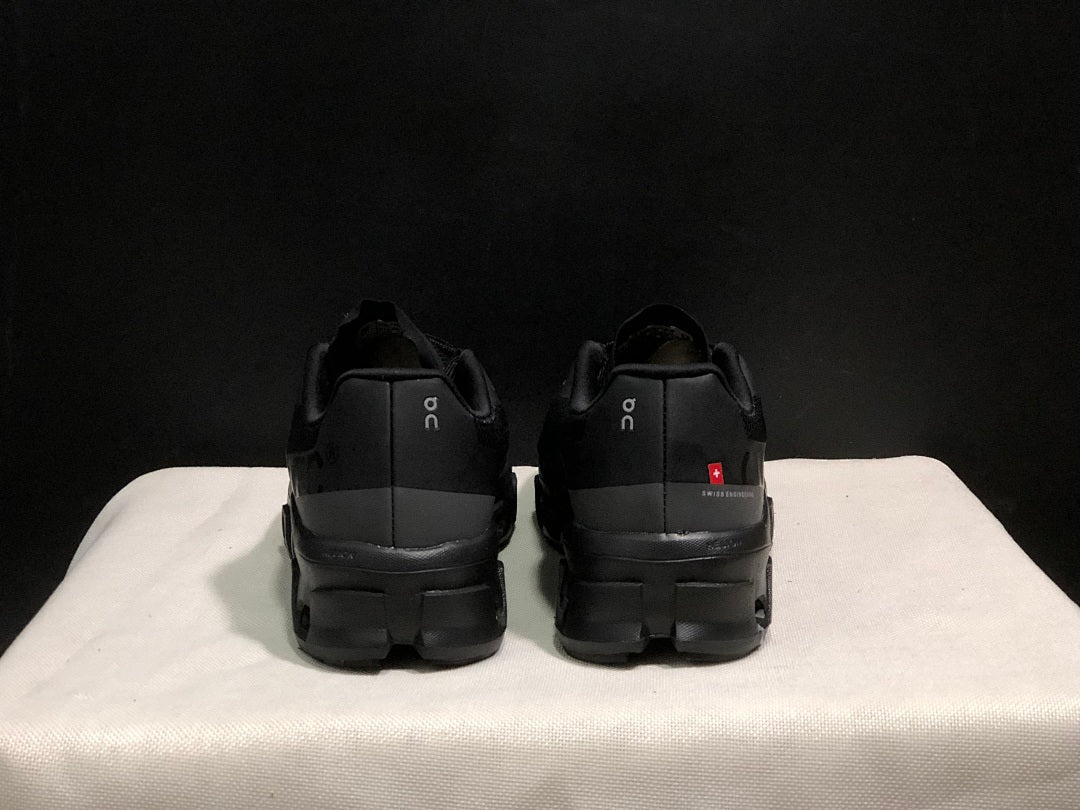 On Cloud X Black Silver Running Shoes