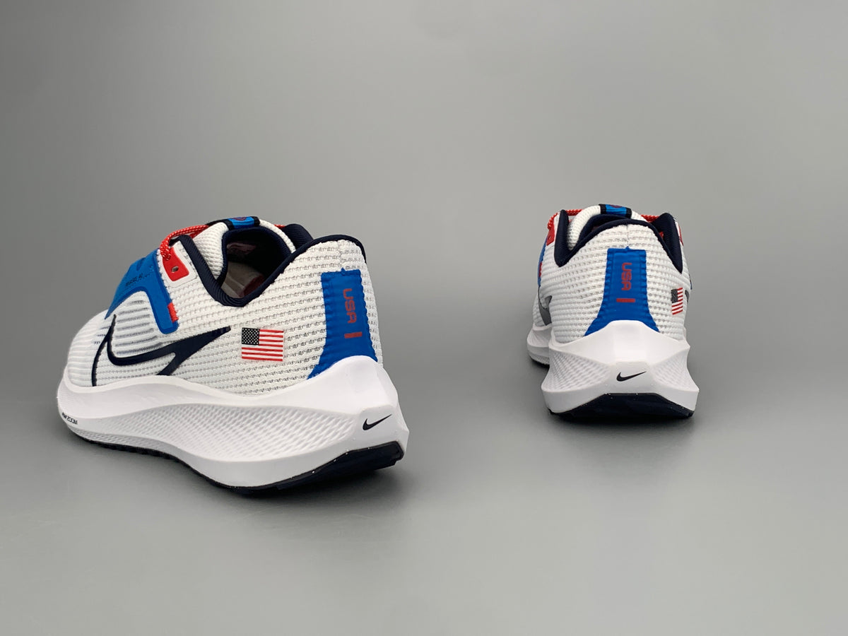 Nike Air Zoom Pegasus 40 White Blue FN0013-100 Running Shoes