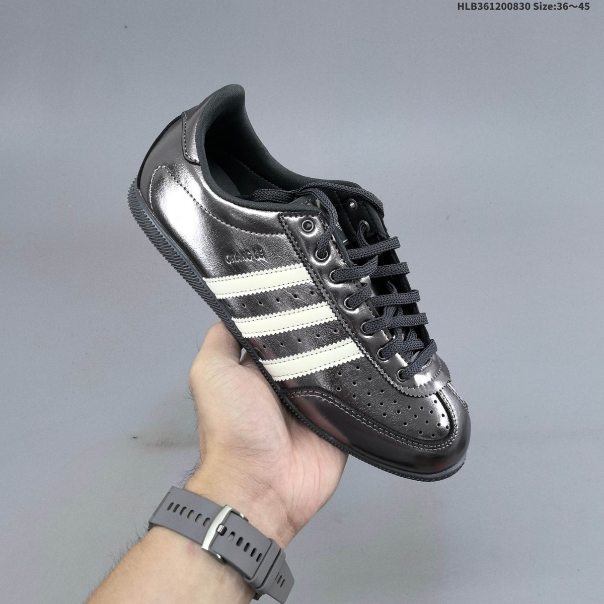 Adidas Originals Changle Low-Top Sneakers, Metallic Charcoal