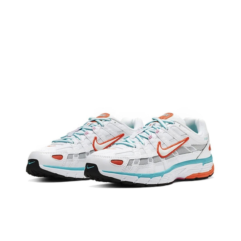 Nike P-6000 Sneakers White Orange Teal