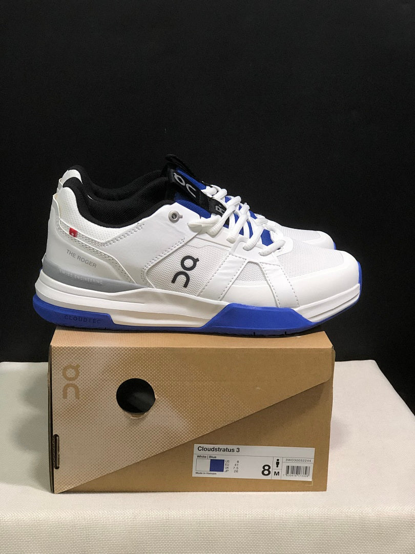 On The Roger Clubhouse Pro White Blue Sneakers
