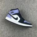 Jordan 1 Mid Sneakers Deep Blue Toe 554724-445