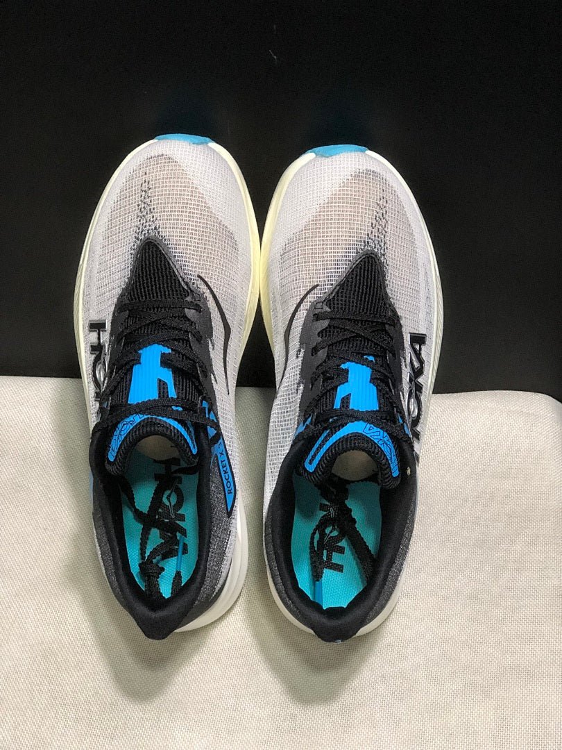 HOKA Rocket X 3 Running Shoes – White, Black and Blue