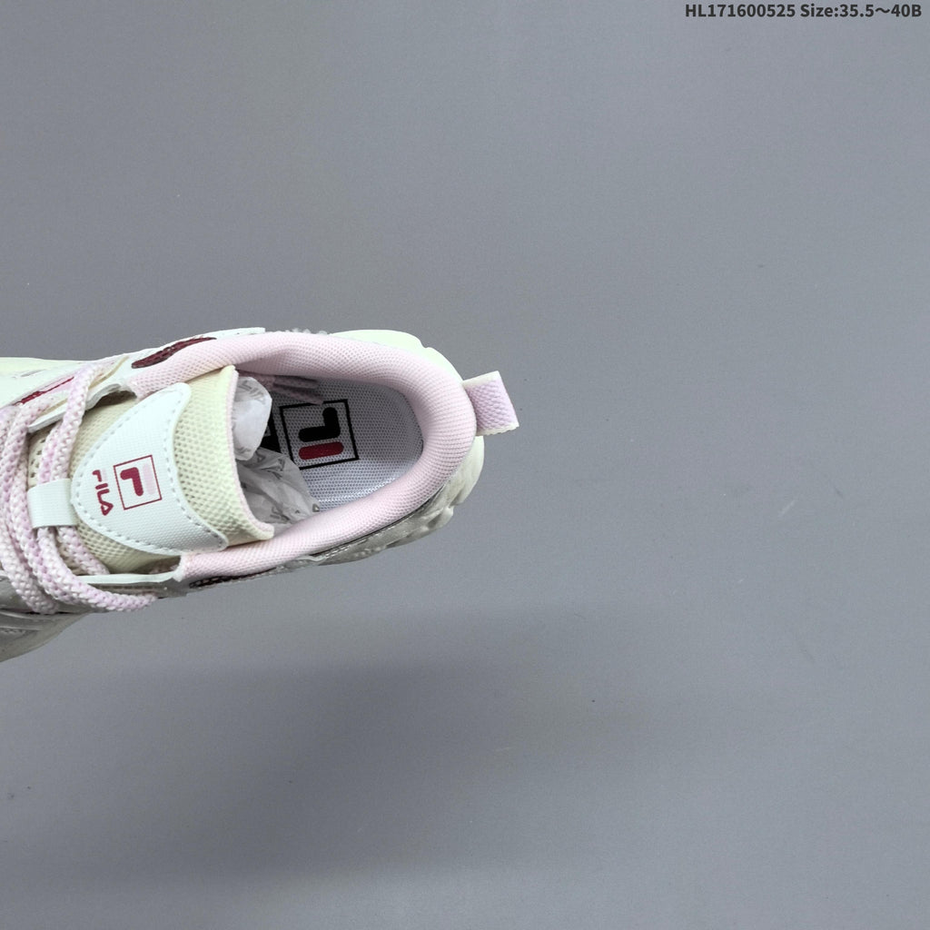 FILA FERN Low-Top Sneakers White Pink F12W622118FMP