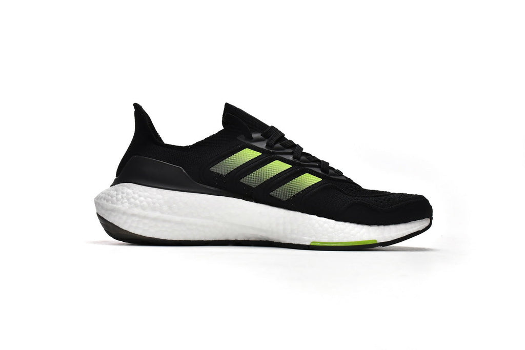 adidas UltraBoost 22 H01172 Black Green Running Shoes