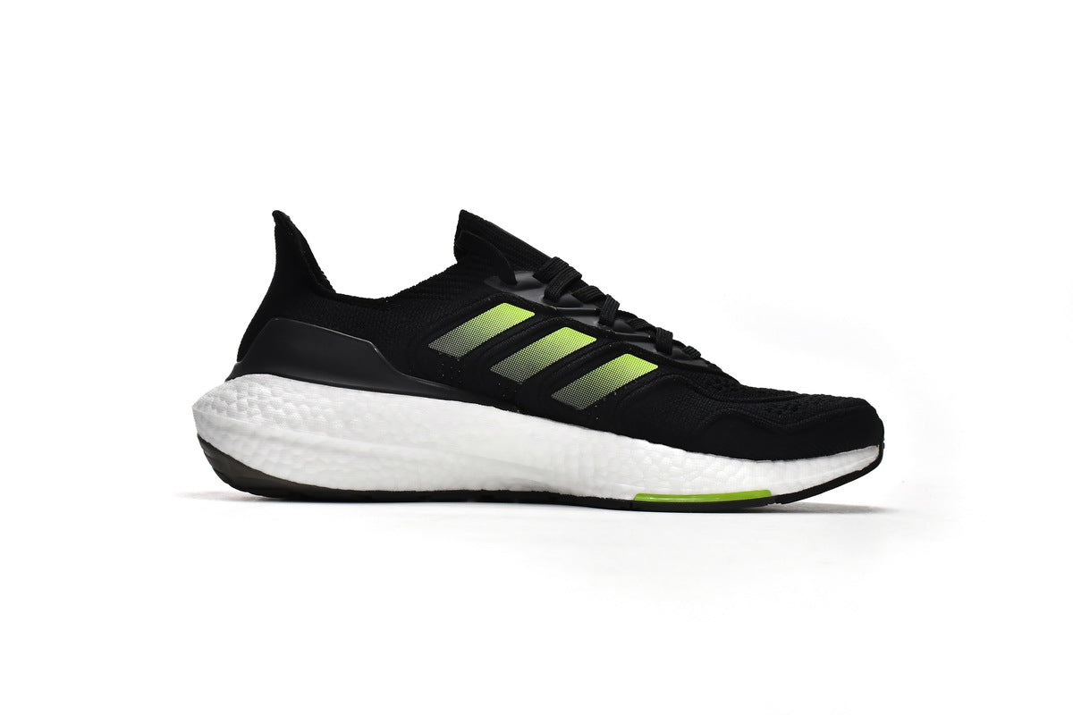 adidas UltraBoost 22 H01172 Black Green Running Shoes