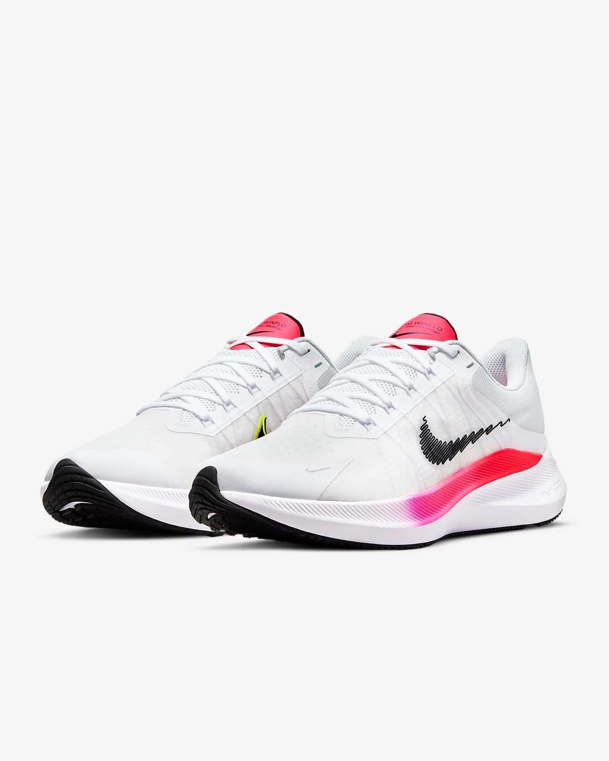 Nike Zoom Winflo 8 Running Shoes White Pink CW3419-100