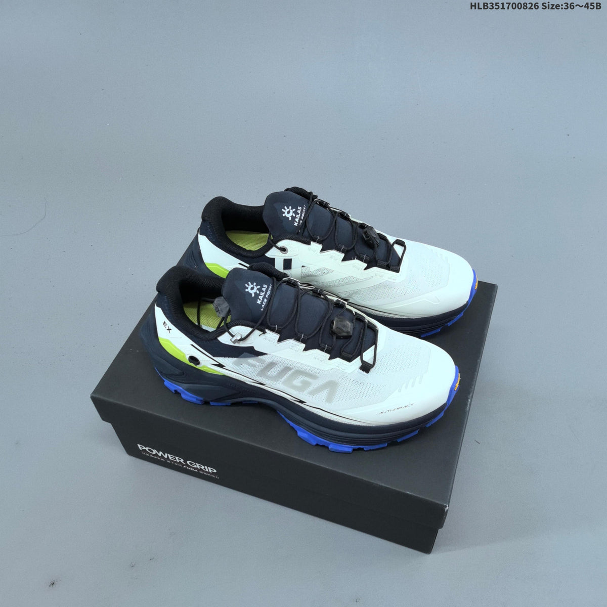Kailas Fuga EX3 BOA Trail Running Shoes, White and Navy