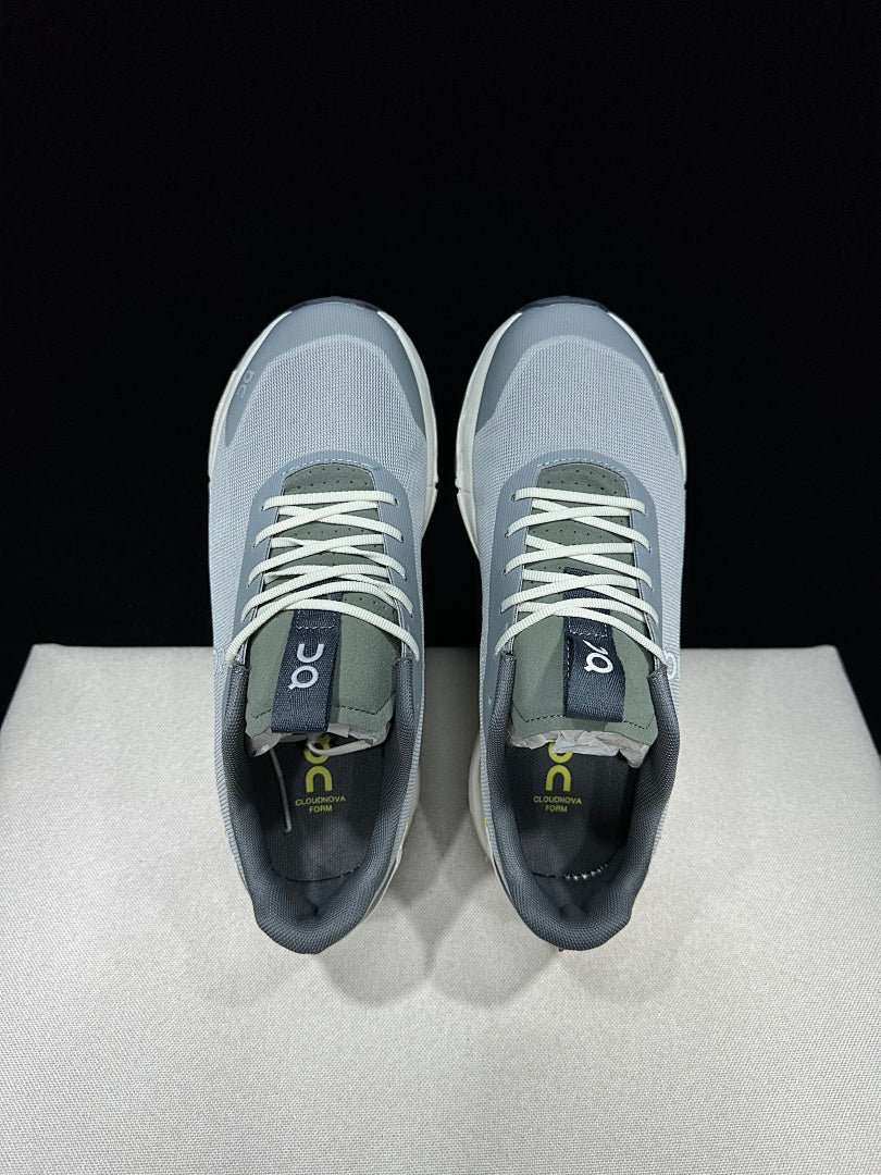 On Cloudnova Form 2 Sneakers, Glacier Olive