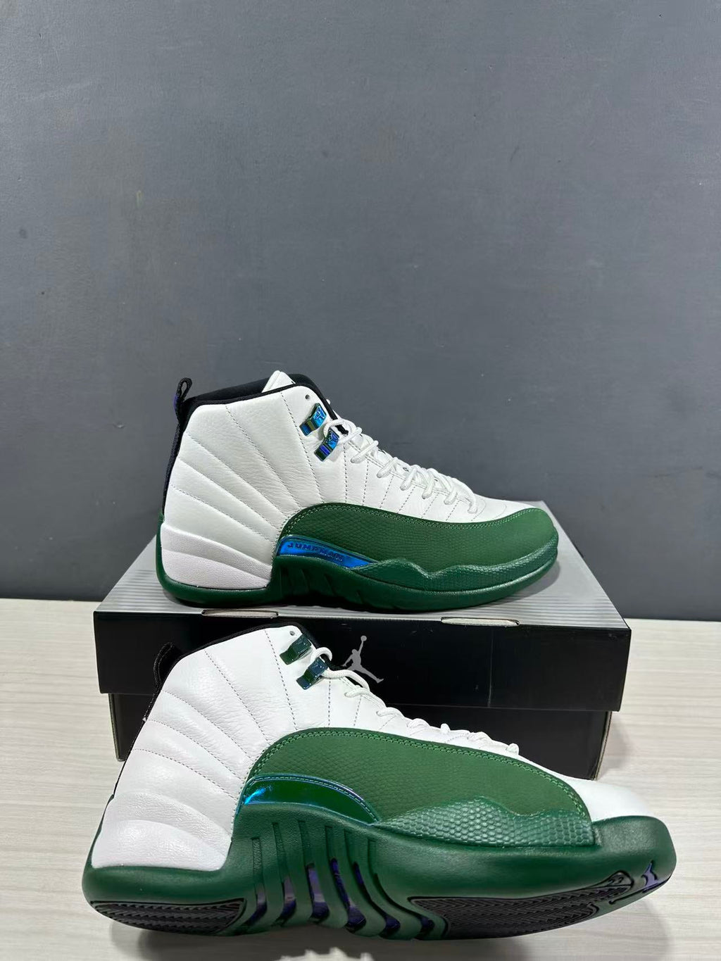 Jordan Air Jordan 12 Bucks White Green CT8013-103 Sneakers
