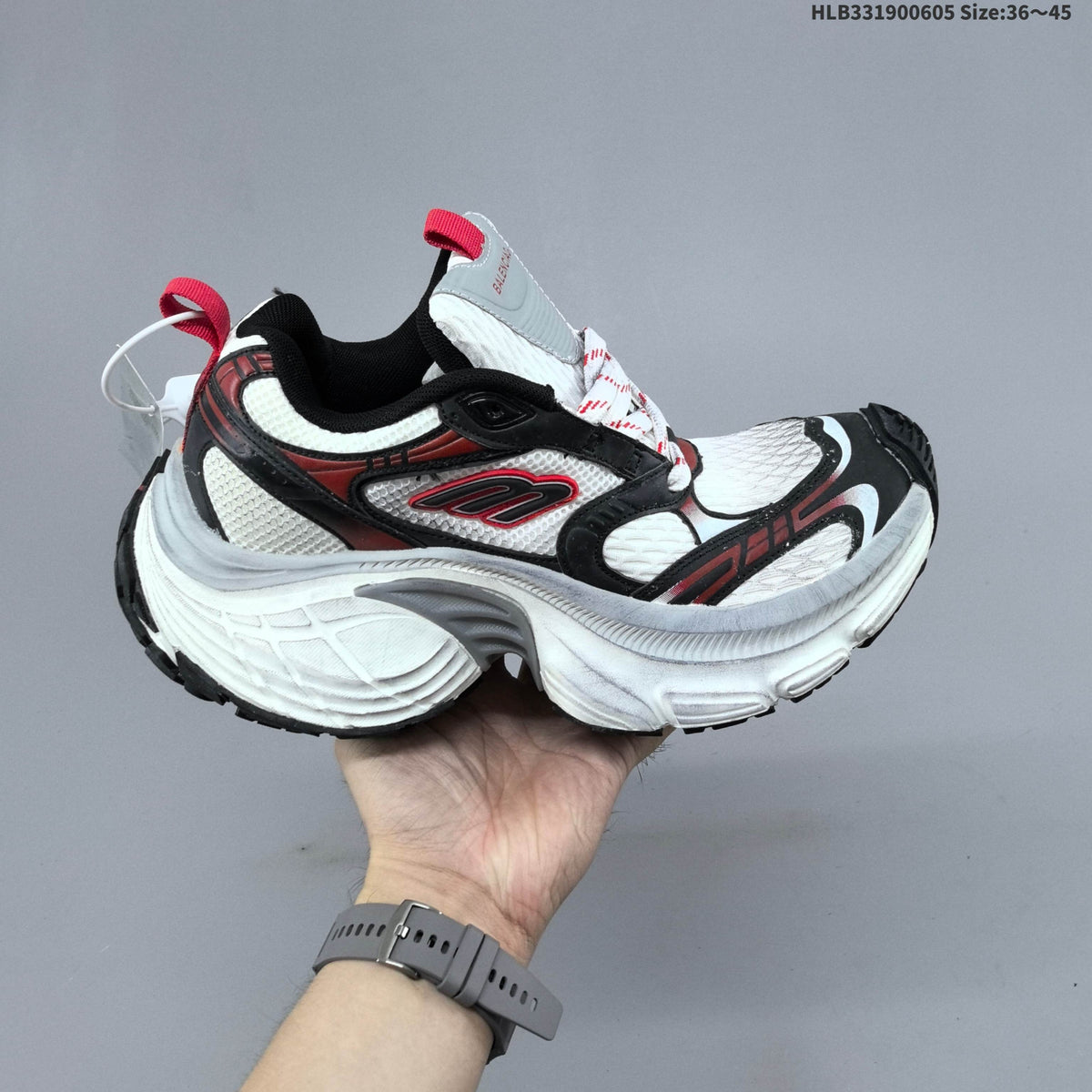 Balenciaga 3XL Sneakers in Black Mesh