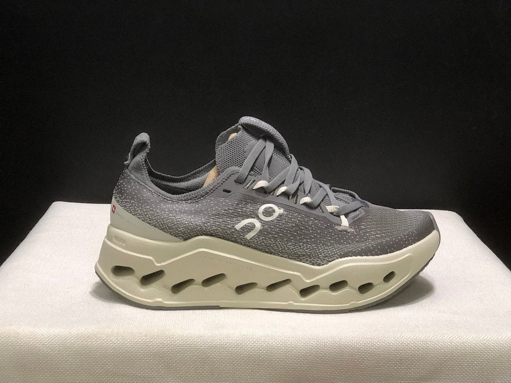 On Cloudsurfer Max Running Shoes, Asphalt Gray