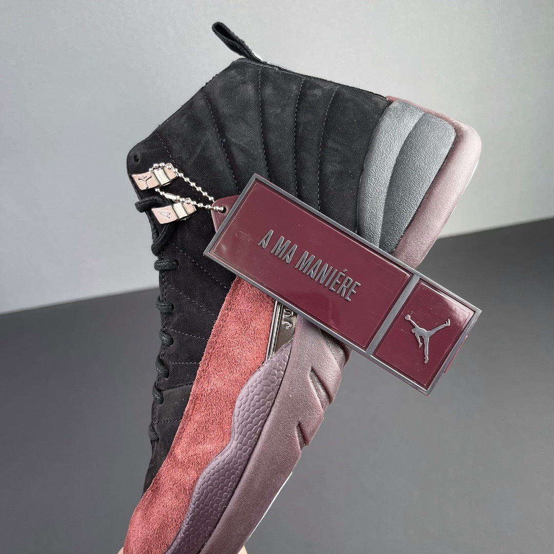 Jordan 12 Retro A Ma Maniére Black Burgundy DV6989-001