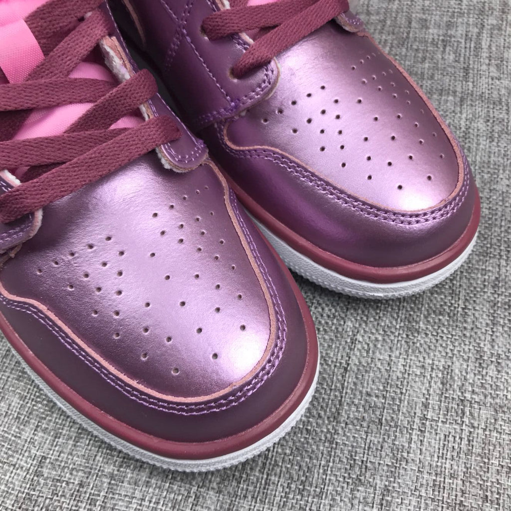 Jordan 1 Mid Sneakers Pink Rose AV5174-640