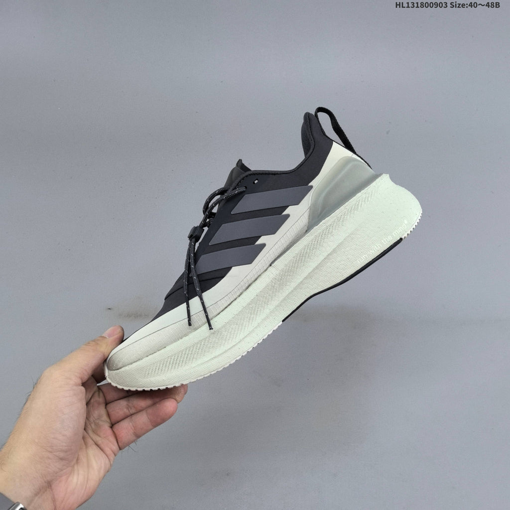 Adidas Ultraboost 5 Running Shoes, Charcoal and Cream