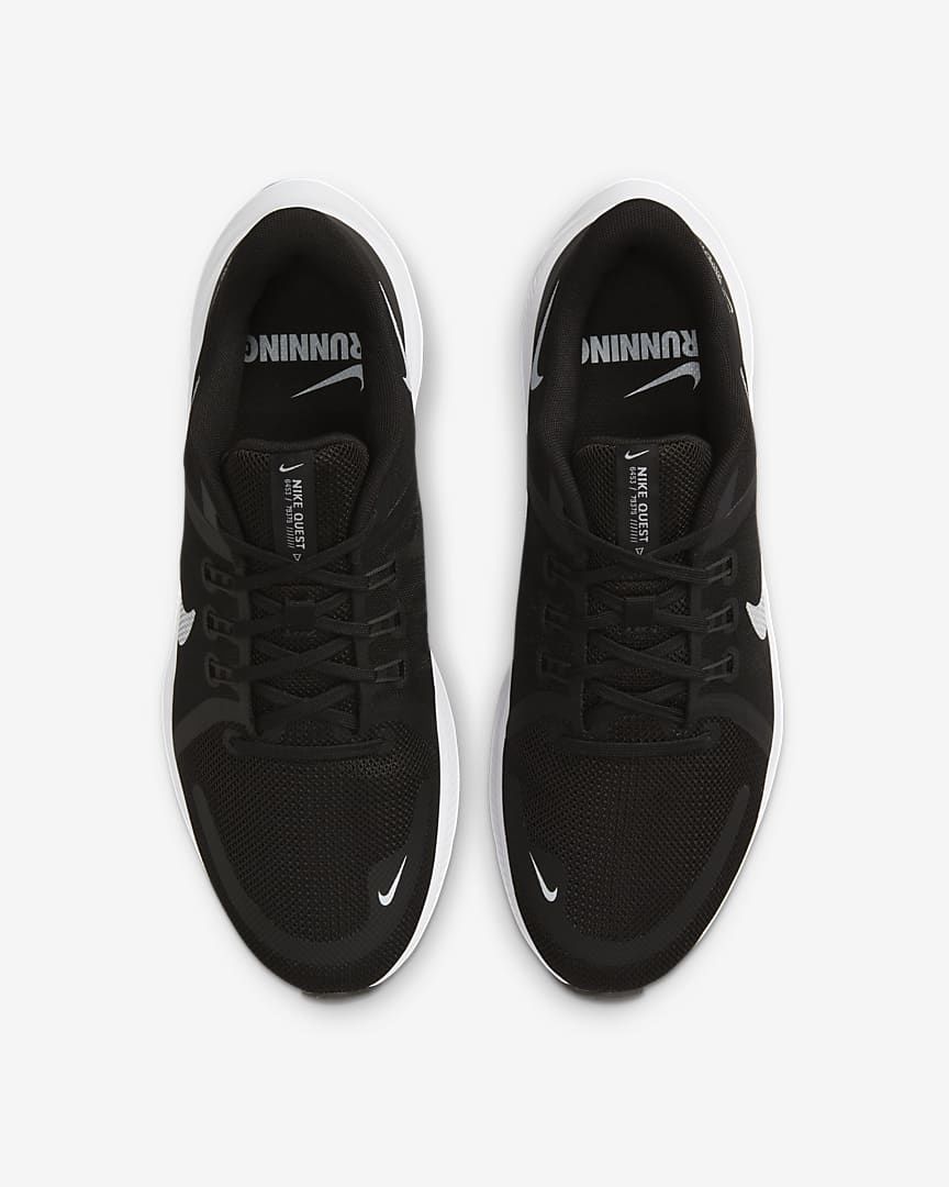 Nike Quest 4 Running Shoes Black White DA1105-002