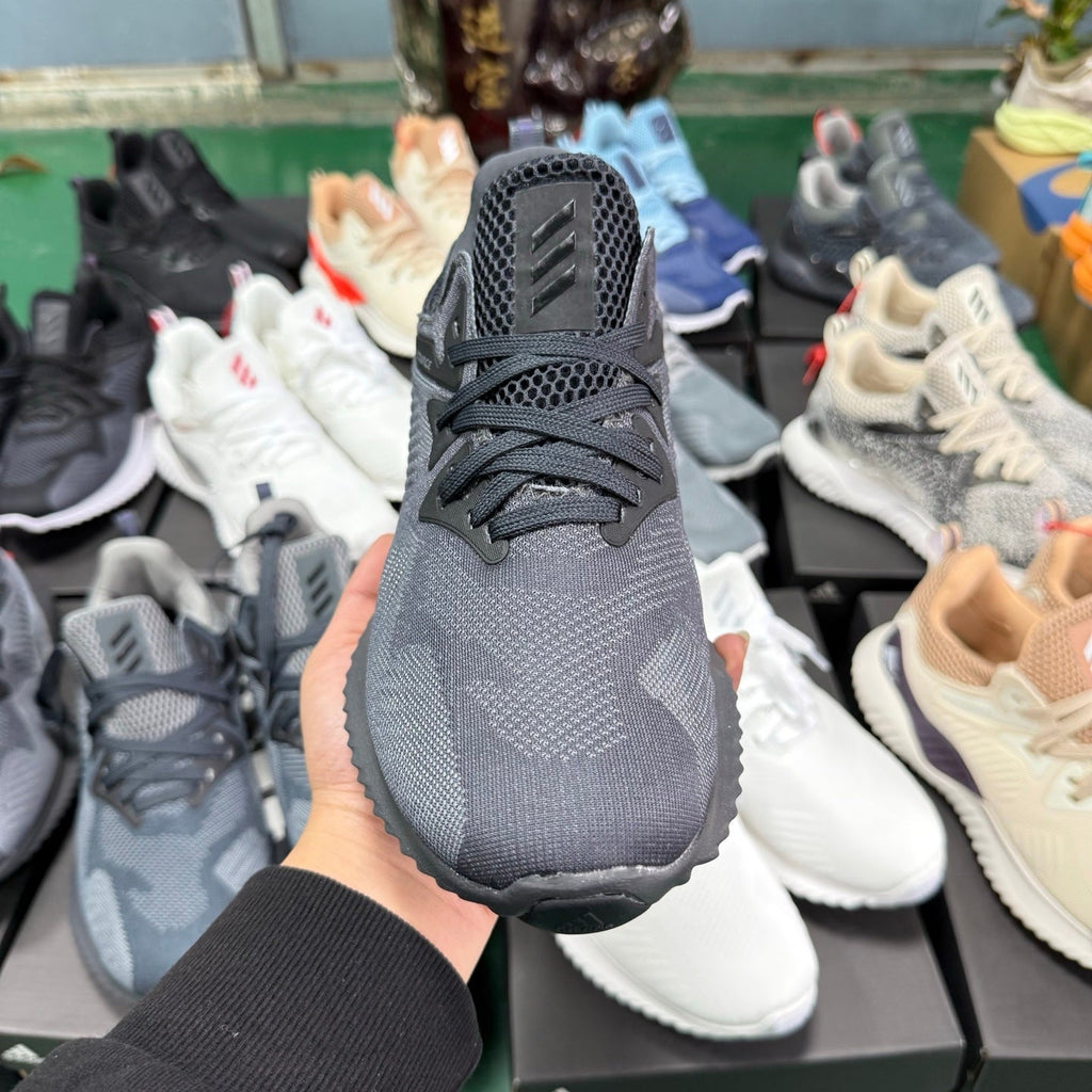 adidas Alphabounce HPC AMS Gray White Sneakers
